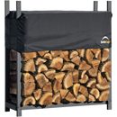 Ultra Duty Firewood Rack with Cover - 4ft - Seasonal Overstock