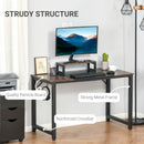 Felix 47" Two Tone Computer Desk - Seasonal Overstock