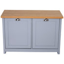 Shoe Storage, Julianna Blue Grey Two Door Shoe Storage Cabinet - Seasonal Overstock