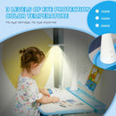 Kids Desk and Chair Set with Adjustable Height & LED Lamp - Blue - Seasonal Overstock