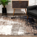 Rhoen Ivory / Beige Modern Area Rug by Puffy Comforts - Seasonal Overstock