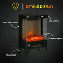 Fireplaces, Small 750W / 1500W Freestanding Electric Fireplace with Remote - Seasonal Overstock