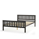 Tawny Espresso Brown Full Size Wood Platform Bed - Seasonal Overstock