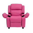 Kids Furniture, Kids Pink Reclining Arm Chair - Seasonal Overstock