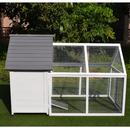 Coops & Hutches, Chic Backyard Chicken Coop 5.4ft - Seasonal Overstock