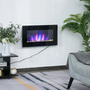 Fireplaces, 29" Wall Mounted Electric Fireplace with 7 Colours and 1500W Heater - Seasonal Overstock