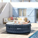 Hot Tubs, 4-6 Person Inflatable Portable Hot Tub Spa 251 Gallons - Dark Blue - Seasonal Overstock