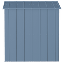 8' x 6' Arrow Classic Steel Storage Shed - Blue Grey - Seasonal Overstock