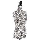 Mannequins, Dressmaker 27" Torso Mannequin Stand in Pattern - Seasonal Overstock