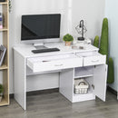 Desks, Dylan White Study Desk With Drawers - Seasonal Overstock