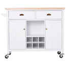 Kitchen Carts, Emma Kitchen Cart / Island on Castors - Seasonal Overstock