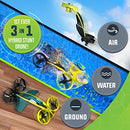 HydraQuad 3-in-1 Hybrid Air to Water Stunt Drone - Seasonal Overstock