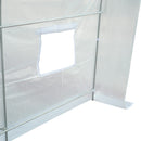 Greenhouses, 8.2' x 6.6' x 6.6' Soft Cover Greenhouse in White - Seasonal Overstock