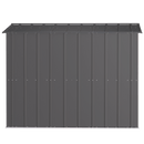8' x 8' Arrow Classic Steel Storage Shed - Charcoal - Seasonal Overstock