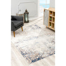Dreacon Navy / Beige Area Rug by Casper Studio - Seasonal Overstock