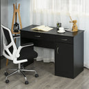 Desks, Dylan Black Study Desk with Drawers - Seasonal Overstock