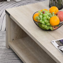 Elianna White Oak Farmhouse Coffee Table - Seasonal Overstock