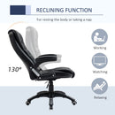 Maxwell Faux Leather Executive Office Chair - Black - Seasonal Overstock