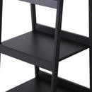 Meena 4 Tier Ladder Shelf Pair - Black - Seasonal Overstock