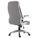 Office Chairs, Vincent Grey Executive Desk Chair - Seasonal Overstock