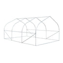 Greenhouses, 15 x 10ft Soft Cover Walk-In Greenhouse - Green - Seasonal Overstock