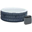 Hot Tubs, 4-6 Person Inflatable Portable Hot Tub Spa 251 Gallons - Dark Blue - Seasonal Overstock