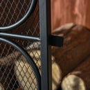 Fireplace Screens, Arched 2-Door Spark Guard Fireplace Screen 35" Wide - Seasonal Overstock
