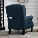 Recliner Chairs, Isaac Blue Vibration Massage Chair - Seasonal Overstock