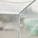Greenhouse, 10' x 9.5' x 8' Soft Cover Greenhouse - White - Seasonal Overstock