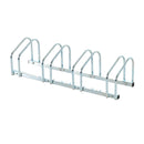 4 Bike Parking Rack - Silver - Seasonal Overstock