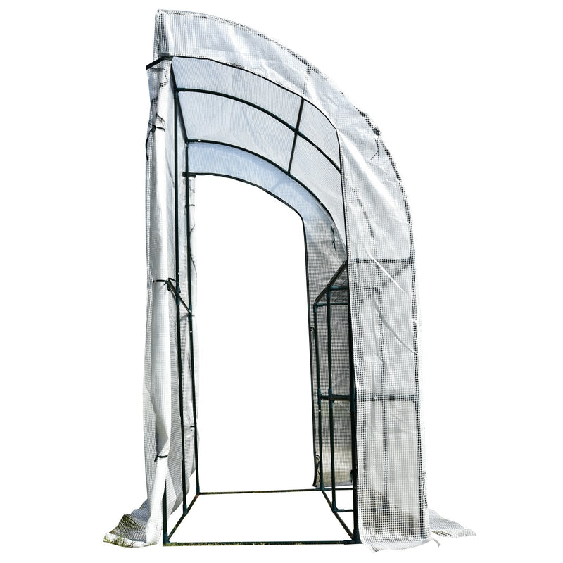 6.6ft Walk-In Soft Cover Greenhouse - Seasonal Overstock