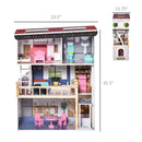 Dreamhouse 3-Story Villa Doll House with Elevator & Furniture - Seasonal Overstock