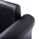 Kids Furniture, Kids Casa Kid Sized Sofa and Ottoman Set - Black - Seasonal Overstock
