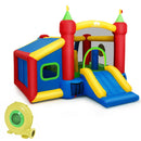 Bouncy Castles, Super Fun 5-in-1 Bouncy Castle 12.5' x 10'x 7' - Seasonal Overstock