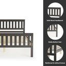 Tawny Espresso Brown Full Size Wood Platform Bed - Seasonal Overstock