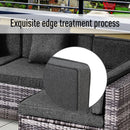 Wellington Shores 7pc Patio Sectional Replacement Cushion Covers - Grey - Seasonal Overstock