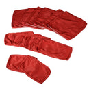 Wellington Shores 7pc Patio Sectional Replacement Cushion Covers - Red - Seasonal Overstock