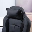 Flyta Ergonomic Executive Faux Leather Black Office Gaming Chair - Seasonal Overstock