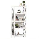 Isabel 5-Tier White Bookshelf - Seasonal Overstock
