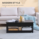 Coffee Tables, Penn Farmhouse Style Coffee Table with Drawers - Black - Seasonal Overstock