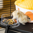 Hamster Cage Kit with Exercise Wheel & Tube - White - Seasonal Overstock