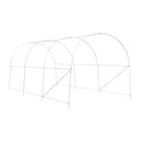 Greenhouses, 15 x 6.6ft Soft Cover Dome Top Greenhouse - Green - Seasonal Overstock