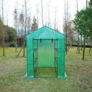 Greenhouses, 4.7 x 4.7 x 6.4ft Soft Cover Greenhouse With Shelves - Seasonal Overstock