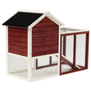 Coops & Hutches, Backyard Rabbit Cage With Two Levels 48" x 25" x 36" - Seasonal Overstock