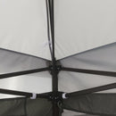 Gazebos, Zella 11' x 11' Light Grey Pop-Up Gazebo with Mesh Walls and Carry Bag - Seasonal Overstock