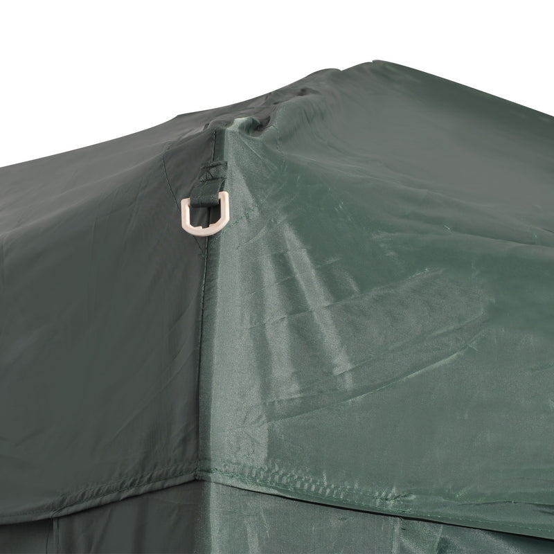 6.6' x 6.6' Pop-Up Canopy Tent Green - Seasonal Overstock