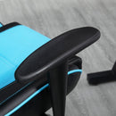 Gaming Chairs, Bender Blue Black High Back Gaming Chair with Head and Lumbar Pillow - Seasonal Overstock
