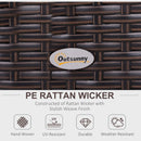 Hazel Grove 6pc Outdoor Rattan Sectional Sofa Set - Khaki & Brown - Seasonal Overstock