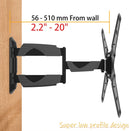 Slim Single Stud Wall Mount for 13" to 55" TVs - Seasonal Overstock