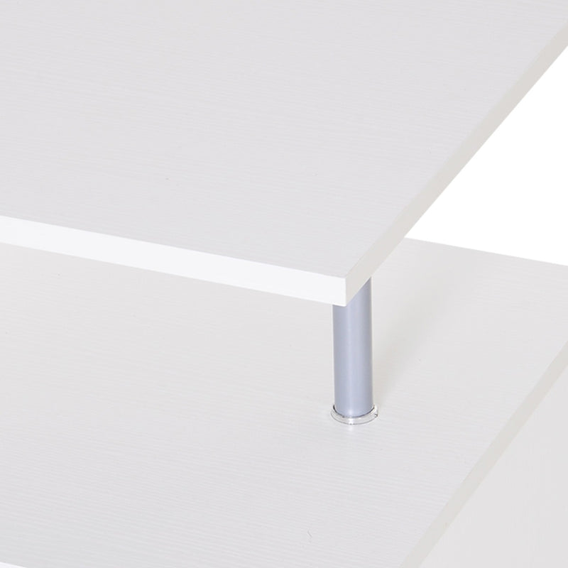 Sylas End Table Shelf - White - Seasonal Overstock